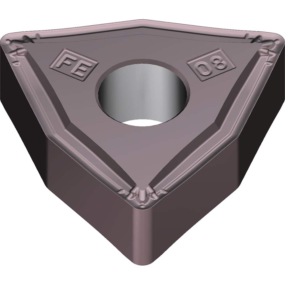 WNMG332EFE AC6040M Carbide Turning Insert Absotech Finish, 0.2559″ Long, 3/8″ Inscribed Circle, 0.0315″ Corner Radius, 0.1874″ Thick, Series AC6000M