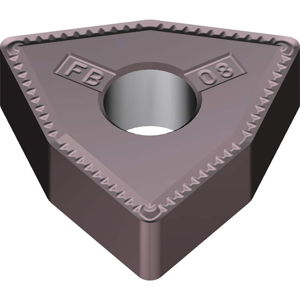 WNMG331EFB AC6040M Carbide Turning Insert Absotech Finish, 0.2559″ Long, 3/8″ Inscribed Circle, 0.0157″ Corner Radius, 0.1874″ Thick, Series AC6000M