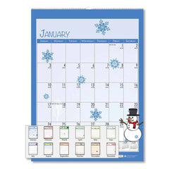 House of Doolittle - Note Pads, Writing Pads & Notebooks Writing Pads & Notebook Type: Wall Calendar Size: 12 x 16-1/2 - Americas Industrial Supply