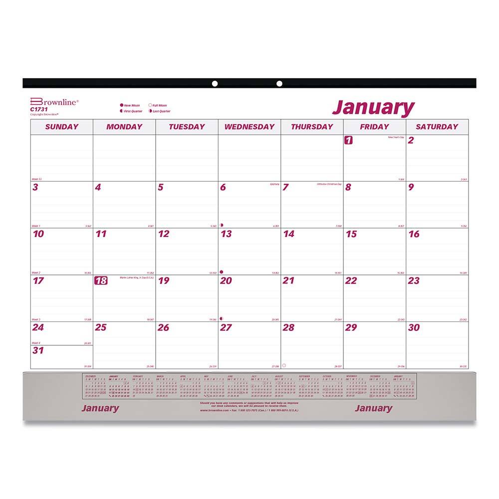 Brownline - Note Pads, Writing Pads & Notebooks Writing Pads & Notebook Type: Desk Pad Size: 22 x 17 - Americas Industrial Supply
