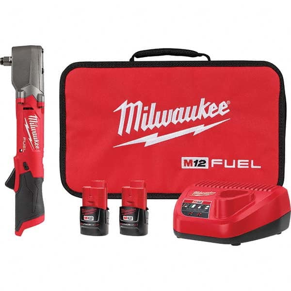 Milwaukee Tool - Cordless Impact Wrenches & Ratchets Voltage: 12.0 Drive Size (Inch): 1/2 - Americas Industrial Supply