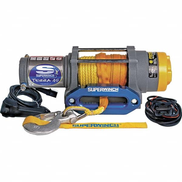 Superwinch - Automotive Winches Type: DC Electric Winch Pull Capacity (Lb.): 4,000 (Pounds) - Americas Industrial Supply
