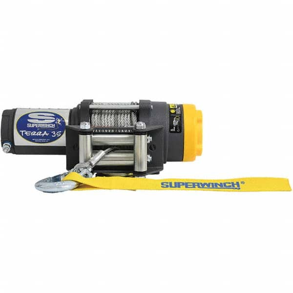 Superwinch - Automotive Winches Type: DC Electric Winch Pull Capacity (Lb.): 3,500 (Pounds) - Americas Industrial Supply