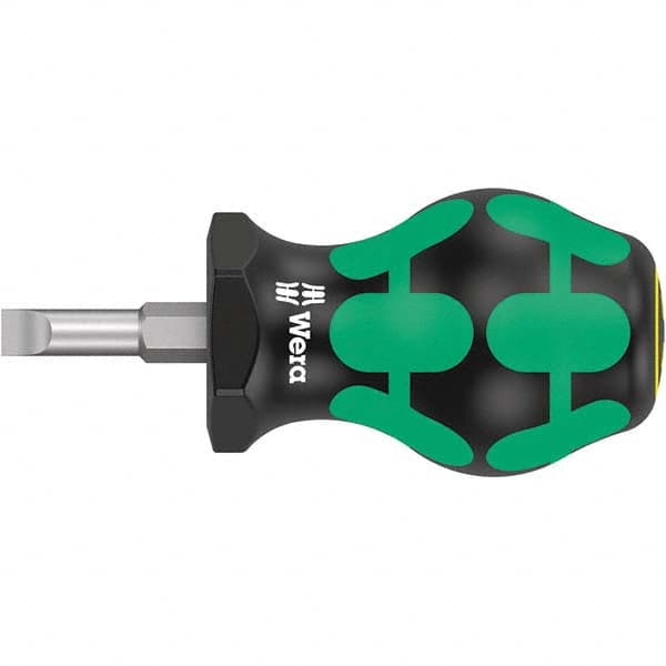 Wera - Slotted Screwdrivers Tool Type: Stubby Overall Length Range: 3" - 6.9" - Americas Industrial Supply