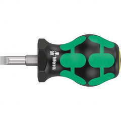 Wera - Slotted Screwdrivers Tool Type: Stubby Overall Length Range: 3" - 6.9" - Americas Industrial Supply