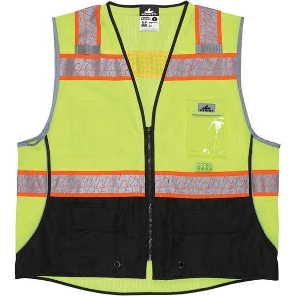 MCR Safety - High Visibility Vests Vest Style: Surveyor's Vest Type: Hi Visibility - Americas Industrial Supply