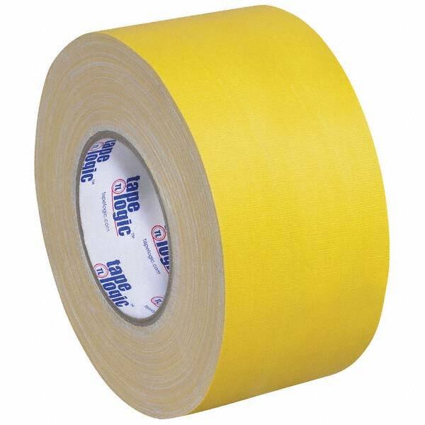 Tape Logic - Pack of (3) 60 Yd Rolls 3" x 11 mil Yellow Rubber Gaffers Tape - Americas Industrial Supply