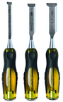 STANLEY® FATMAX® 3 Piece Short Blade Wood Chisel Set - Americas Industrial Supply
