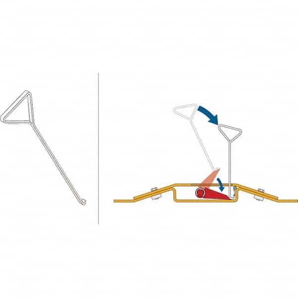 TAPCO - Speed Bumps, Parking Curbs & Accessories Type: Lock Down Tool Length (Inch): 27 - Americas Industrial Supply