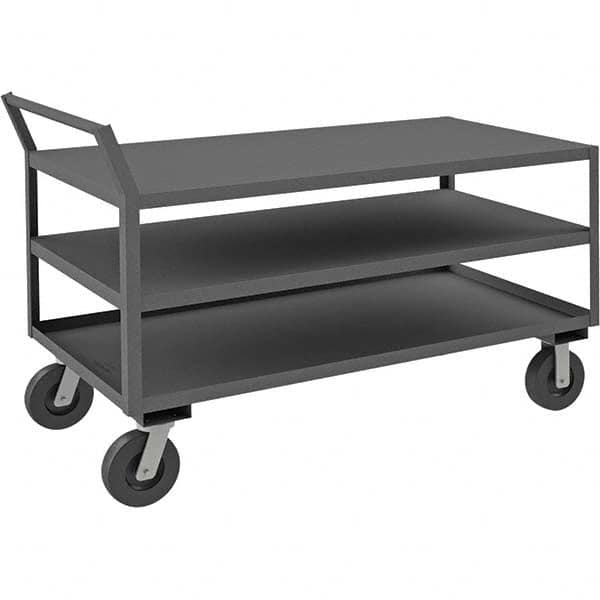Durham - 4,800 Lb Capacity 3-Shelf Low Deck Service Truck - Americas Industrial Supply