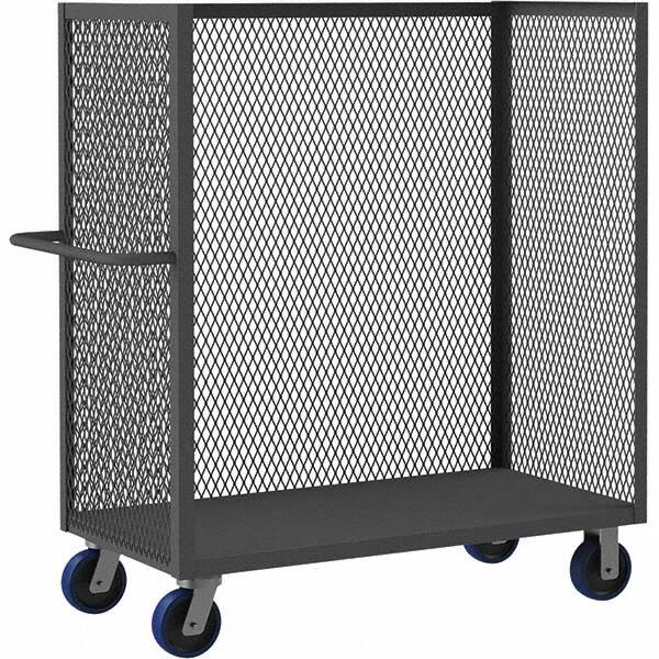 Durham - 3,600 Lb Capacity 1-Shelf 3-Sided Mesh Truck - Americas Industrial Supply