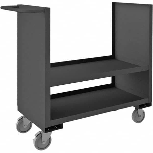 Durham - 1,200 Lb Capacity 2-Shelf 2-Sided Solid Truck - Americas Industrial Supply