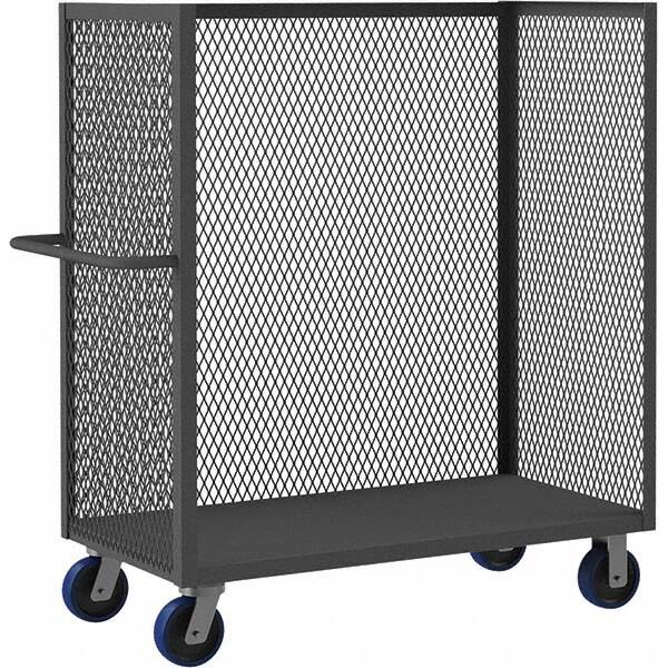 Durham - 3,600 Lb Capacity 1-Shelf 3-Sided Mesh Truck - Americas Industrial Supply