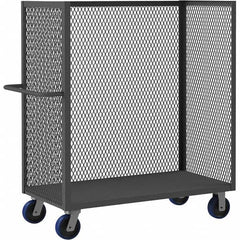 Durham - 3,600 Lb Capacity 1-Shelf 3-Sided Mesh Truck - Exact Industrial Supply