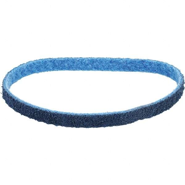 Dynabrade - 1/2" Wide x 18" OAL, Aluminum Oxide Abrasive Belt - Aluminum Oxide, Very Fine, Nonwoven, Cloth Backing, Wet/Dry - Americas Industrial Supply