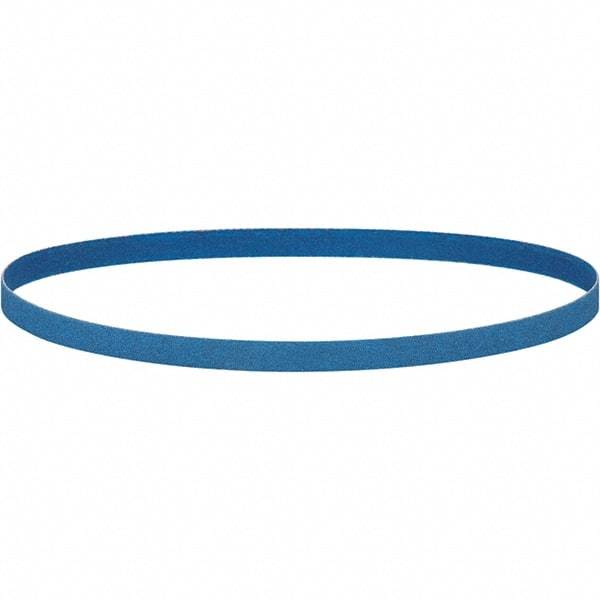 Dynabrade - 1/2" Wide x 24" OAL, 36 Grit, Ceramic Abrasive Belt - Ceramic, Coated, Y Weighted Cloth Backing, Wet/Dry - Americas Industrial Supply