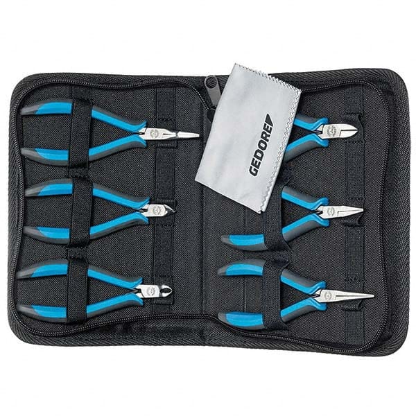 Gedore - Plier Sets Set Type: Electronics Pliers Number of Pieces: 6 - Americas Industrial Supply