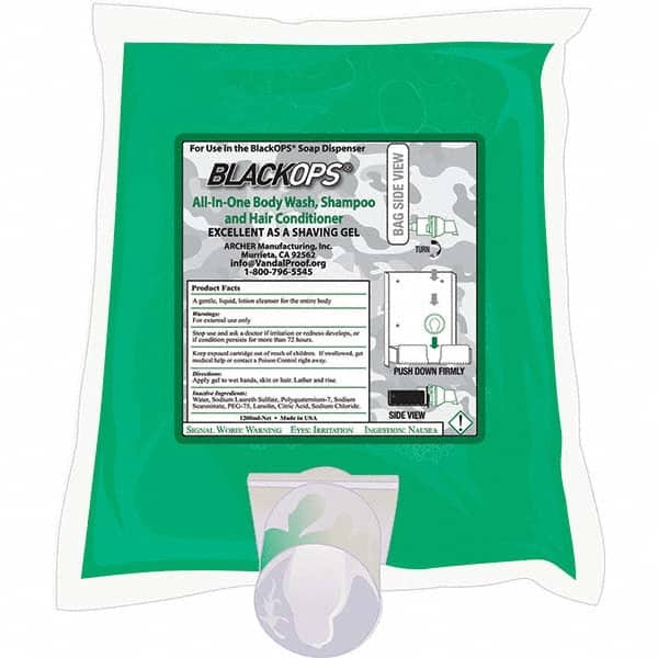 BlackOps - Shampoo & Body Wash Type: Hair & Body Wash Container Type: Cartridge - Americas Industrial Supply