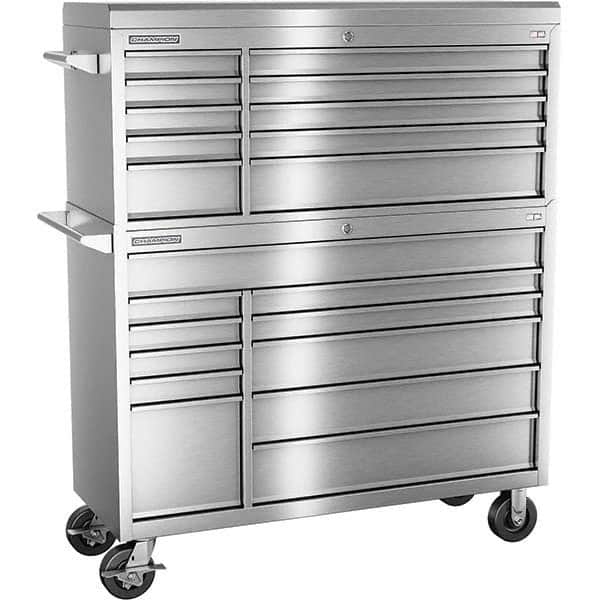 Champion Tool Storage - Tool Storage Combos & Systems Type: Top Chest/Roller Cabinet Combo Drawers Range: 16 Drawers or More - Americas Industrial Supply