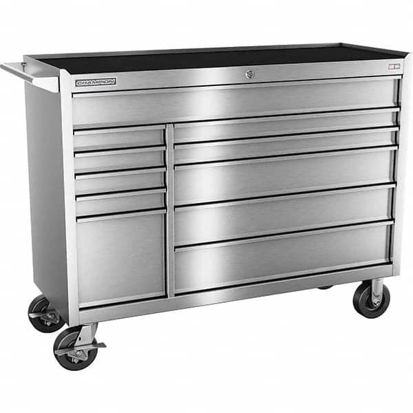 Champion Tool Storage - Tool Storage Combos & Systems Type: Wheeled Tool Cabinet Drawers Range: 10 - 15 Drawers - Americas Industrial Supply
