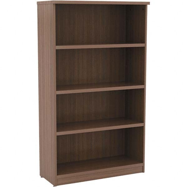ALERA - Bookcases Height (Inch): 55 Color: Walnut - Americas Industrial Supply