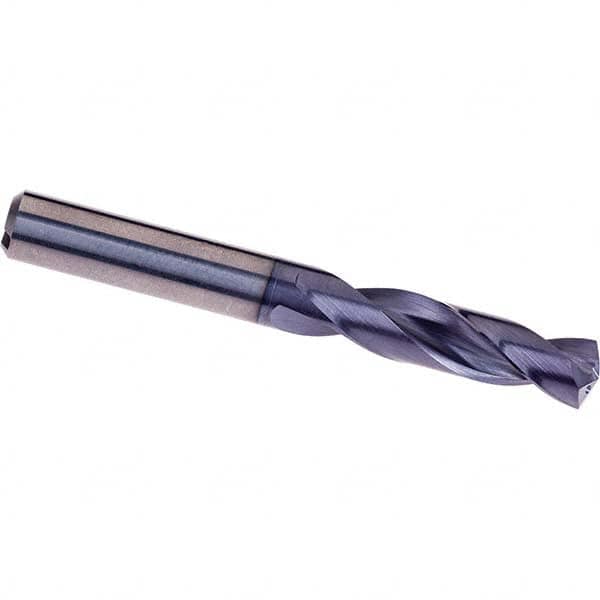 DORMER - 21/64" 140° Spiral Flute Solid Carbide Screw Machine Drill Bit - Americas Industrial Supply
