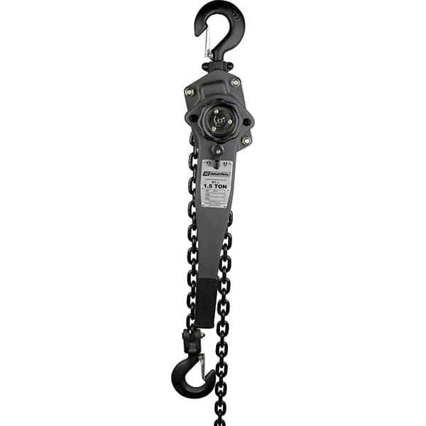 OZ Lifting Products - 3,000 Lb Capacity, 15' Lift Height, Chain Manual Lever Hoist - Americas Industrial Supply