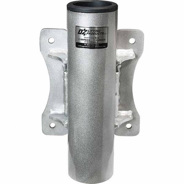 OZ Lifting Products - Davit Crane Bases Base Type: Wall Mount Base Finish/Coating: Zinc Plated - Americas Industrial Supply