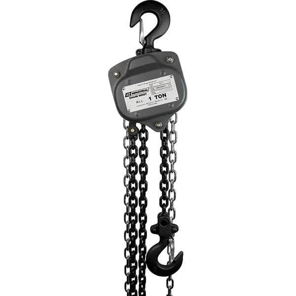 OZ Lifting Products - 2,000 Lb Capacity, 20' Lift Height, Chain Manual Hoist - Americas Industrial Supply