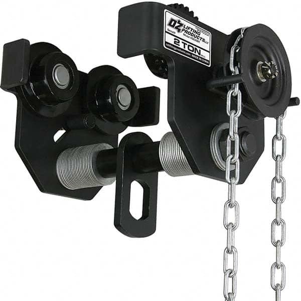 OZ Lifting Products - Trolleys Type: Geared Beam Trolley Load Capacity (Lb.): 4,000.000 - Americas Industrial Supply