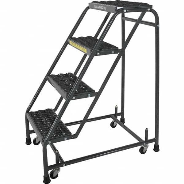 Ballymore - Rolling & Wall Mounted Ladders & Platforms Type: Stairway Slope Ladder Style: 50 Degree Incline - Americas Industrial Supply
