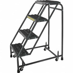 Ballymore - Rolling & Wall Mounted Ladders & Platforms Type: Stairway Slope Ladder Style: 50 Degree Incline - Americas Industrial Supply
