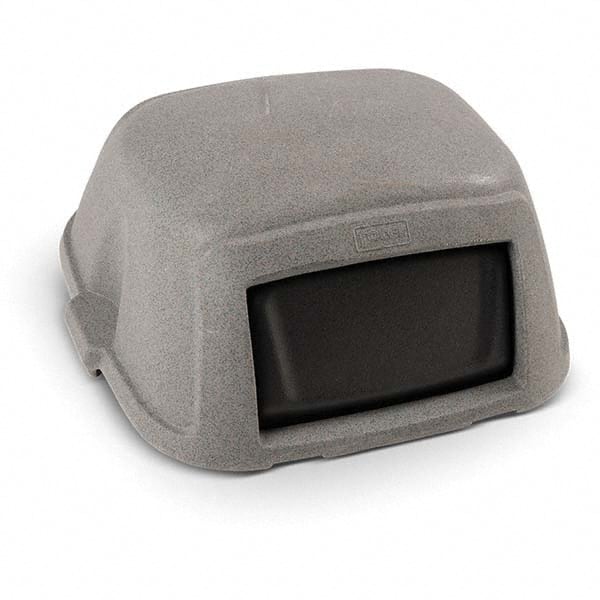 Toter - Trash Can & Recycling Container Lids Lid Shape: Square Container Shape: Square - Americas Industrial Supply
