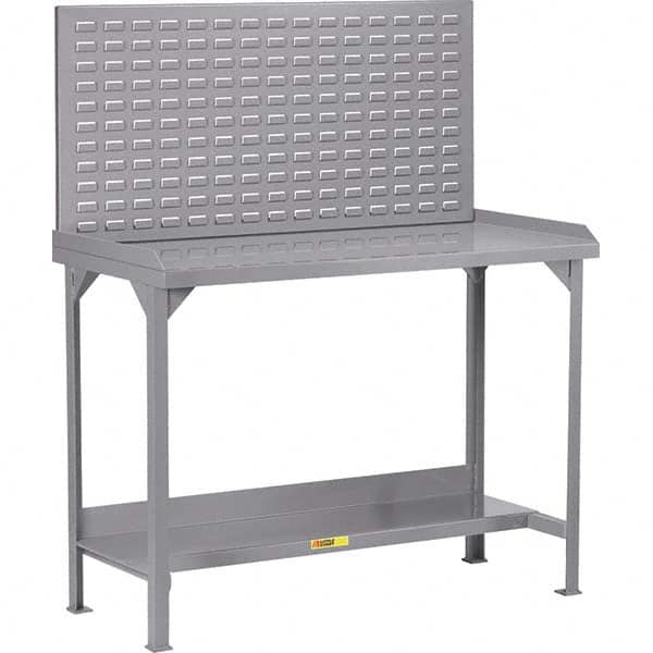 Little Giant - Stationary Work Benches, Tables Type: Work Bench Top Material: 12 Gauge Steel - Americas Industrial Supply