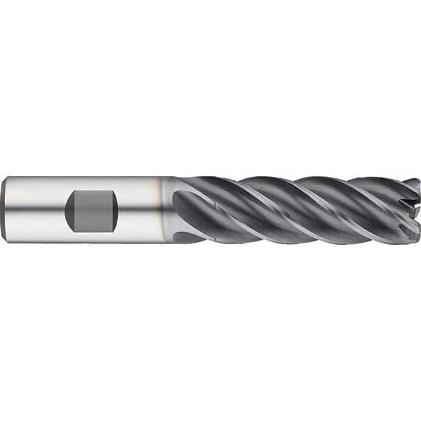 Guhring - 5/8" Diam 5 Flute Solid Carbide 0.12" Corner Radius End Mill - Americas Industrial Supply