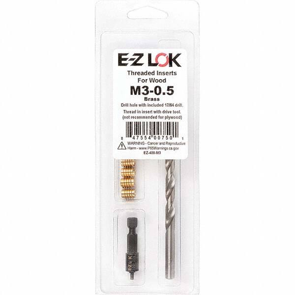E-Z LOK - Thread Repair Kits Insert Thread Size (mm): M3x0.50 Includes Drill: Yes - Americas Industrial Supply