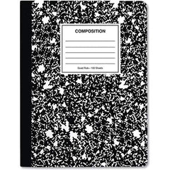 UNIVERSAL - Note Pads, Writing Pads & Notebooks Writing Pads & Notebook Type: Composition Book Size: 9-3/4 x 7-1/2 - Americas Industrial Supply