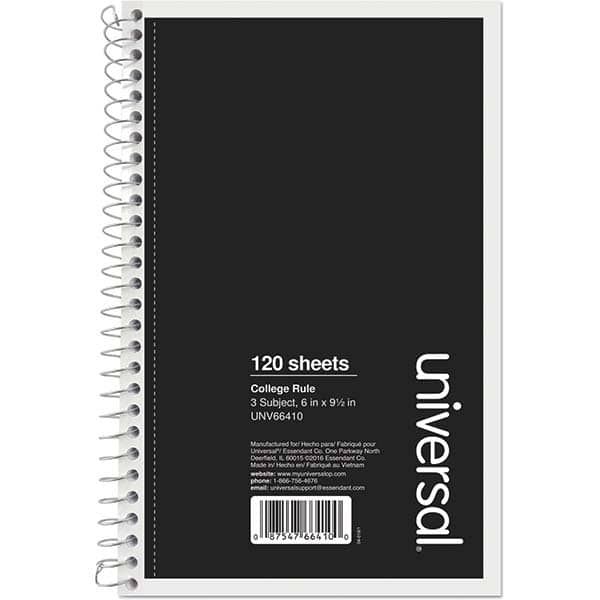 UNIVERSAL - Note Pads, Writing Pads & Notebooks Writing Pads & Notebook Type: Notebook Size: 9-1/2 x 6 - Americas Industrial Supply