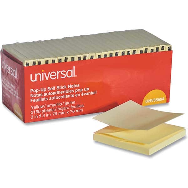UNIVERSAL - Note Pads, Writing Pads & Notebooks Writing Pads & Notebook Type: Self-Stick Notes Size: 3 x 3 - Americas Industrial Supply