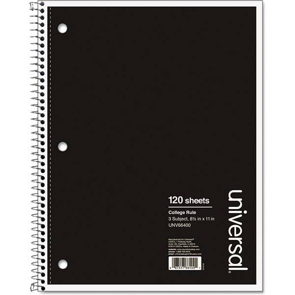 UNIVERSAL - Note Pads, Writing Pads & Notebooks Writing Pads & Notebook Type: Notebook Size: 11 x 8-1/2 - Americas Industrial Supply