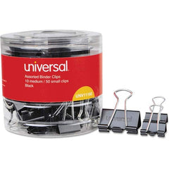 UNIVERSAL - Binder Clips Binder Type: Binder Clip Capacity (Inch): 0.63 - Americas Industrial Supply