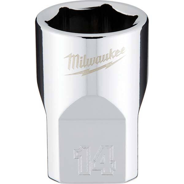 Milwaukee Tool - Hand Sockets Drive Size (Inch): 3/8 Size (mm): 14.0000 - Americas Industrial Supply