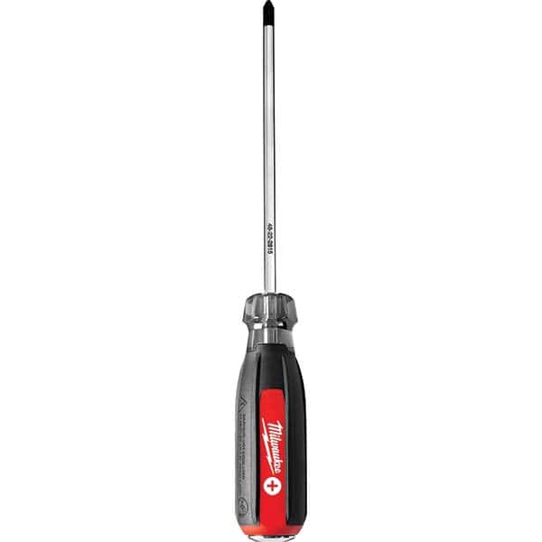 Milwaukee Tool - Phillips Screwdrivers Tool Type: Phillips Screwdriver Handle Style/Material: Rubberized Cushion Grip - Americas Industrial Supply
