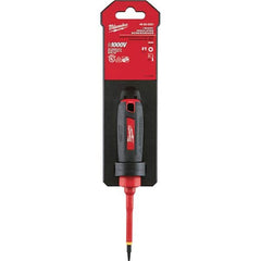 Milwaukee Tool - Precision & Specialty Screwdrivers Type: Screwdriver Overall Length Range: 7" - 9.9" - Americas Industrial Supply