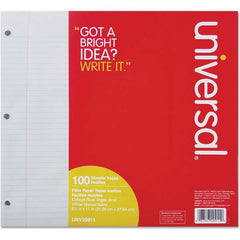 UNIVERSAL - Note Pads, Writing Pads & Notebooks Color: White - Americas Industrial Supply