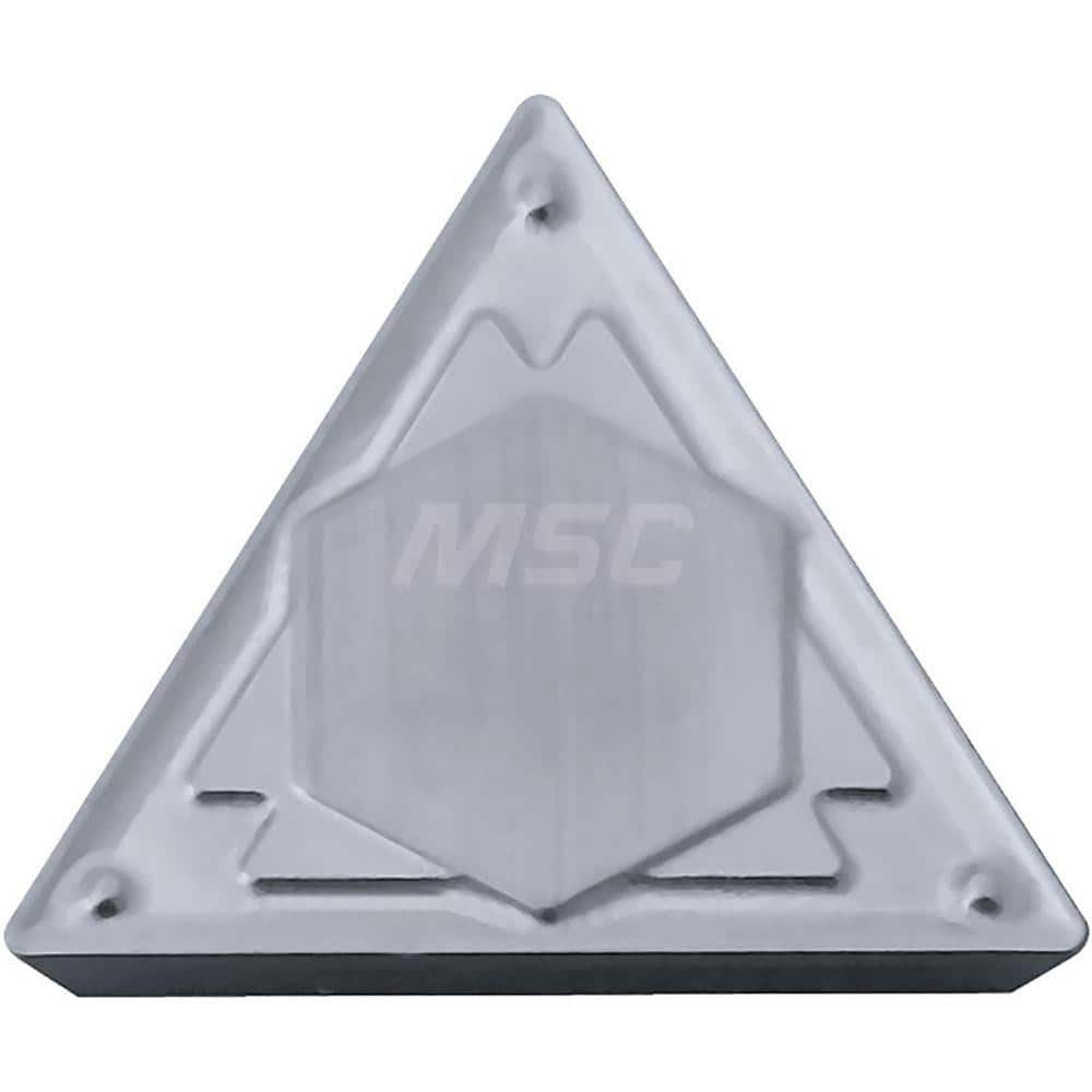 Kyocera TPMR 321HQ TN610 Grade Uncoated Cermet, 11 Degree, Triangle, Positive Rake Angle, Neutral Turning Insert for Continuous and Finishing-Medium in (P) Carbon/Alloy Steel