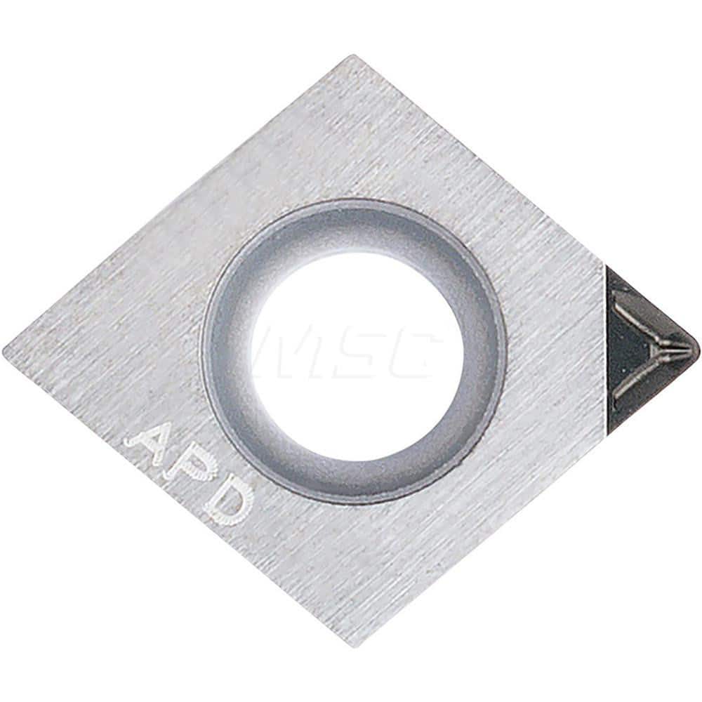 Kyocera CCMT3252AP KPD001 Grade PCD, 7 Degree, Diamond, Positive Rake Angle, Neutral Turning Insert for Continuous and Finishing-Medium in (N) Non-Ferrous Metals and (S) Titanium Alloy