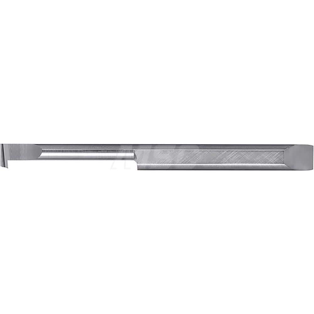 Back Boring Bar: 4 mm Min Bore, 2 mm Max Depth, Right Hand Cut, Carbide 4 mm Shank Dia, 48.70 mm OAL, 0.05 mm Corner Radius