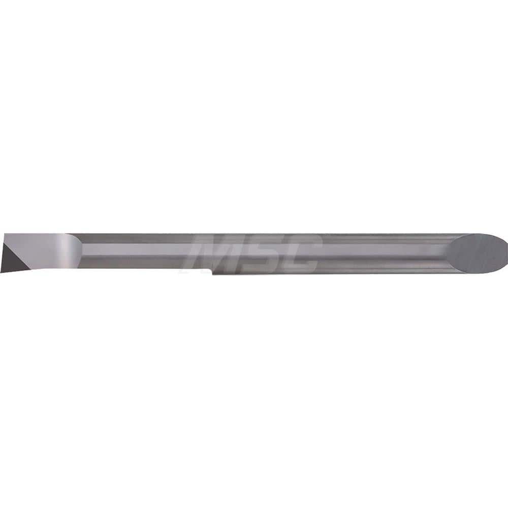 Boring Bar: 4 mm Min Bore, 2 mm Max Depth, Right Hand Cut, CBN 4 mm Shank Dia, 48.80 mm OAL, 0.04 mm Corner Radius