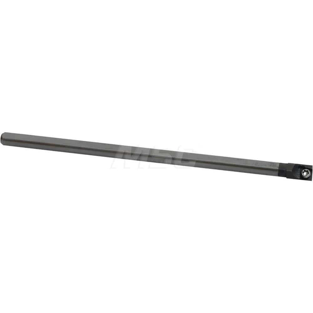 Indexable Boring Bar: C06JSCLCL0407AN, 7.00 mm Min Bore, 6.00 mm Shank Dia, N/A Steel & Solid Carbide Screw, Uses CCGT1411 ™, CCET1411 ™, CCGW1411 ™ & CCMW1411 ™ Inserts